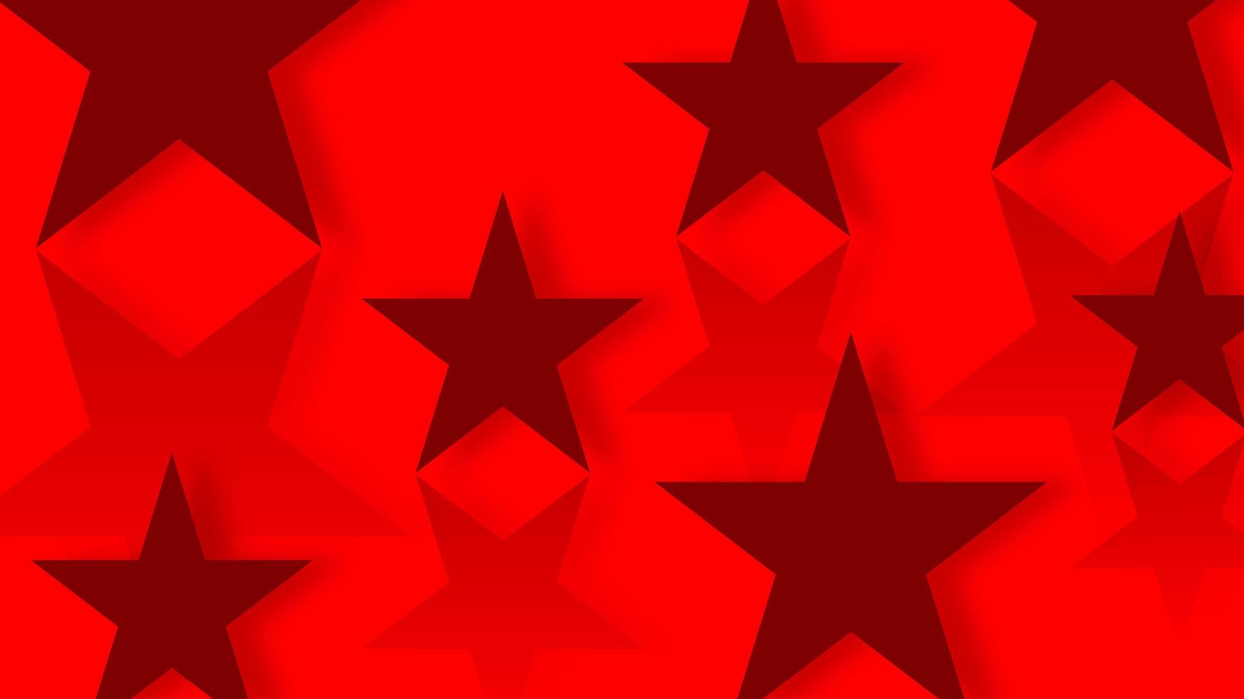 elegant abstract red background, with dark red star pattern. modern geometry background photo