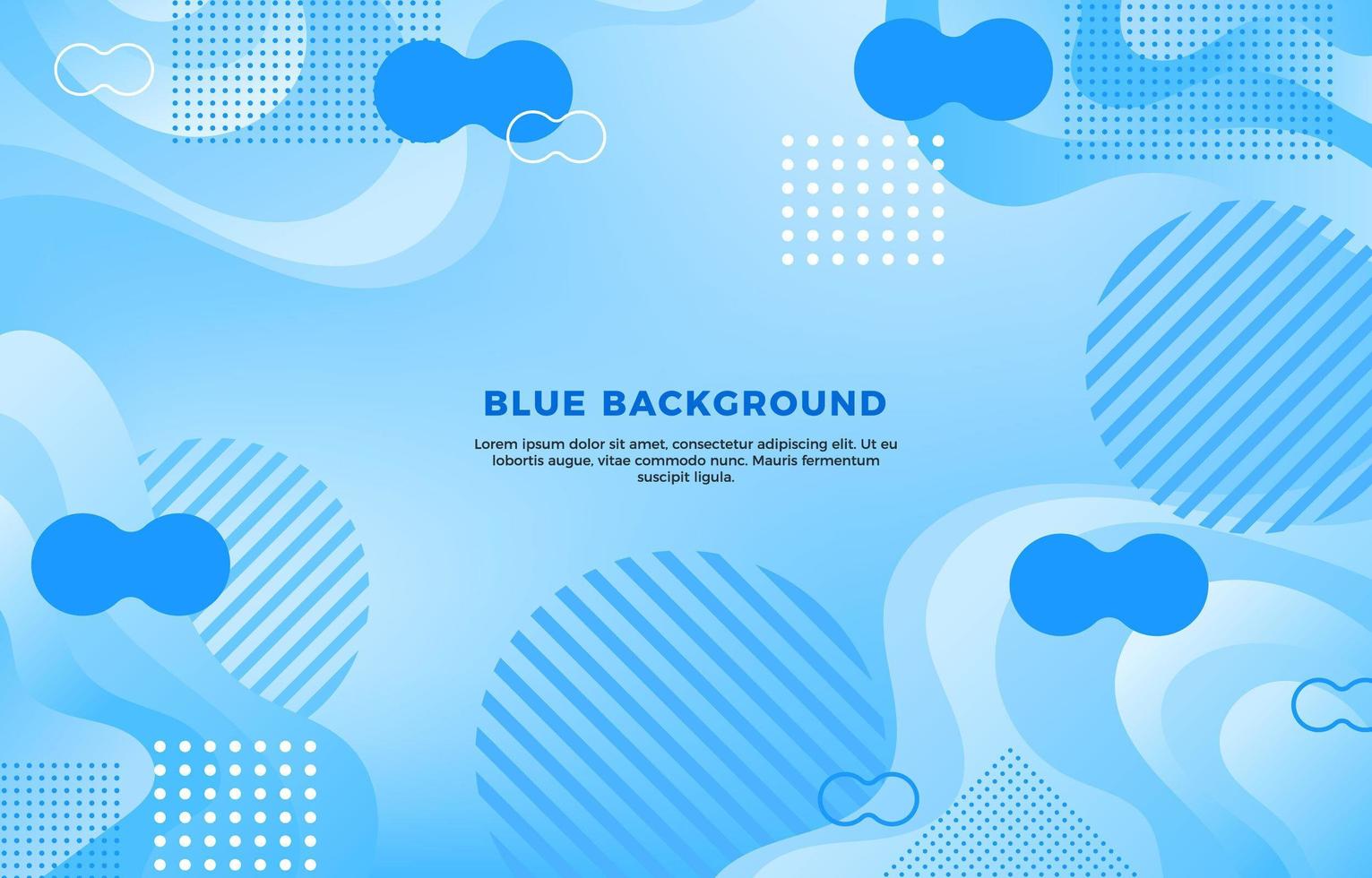 Blue Abstract Background Concept vector