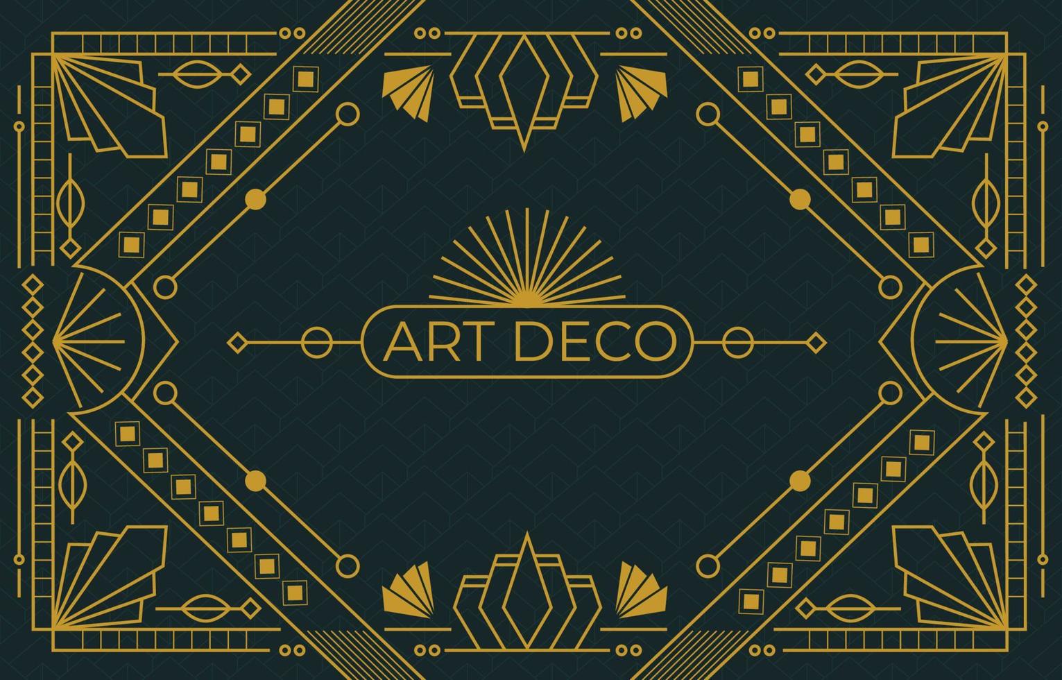 Artistic Art Deco Background vector