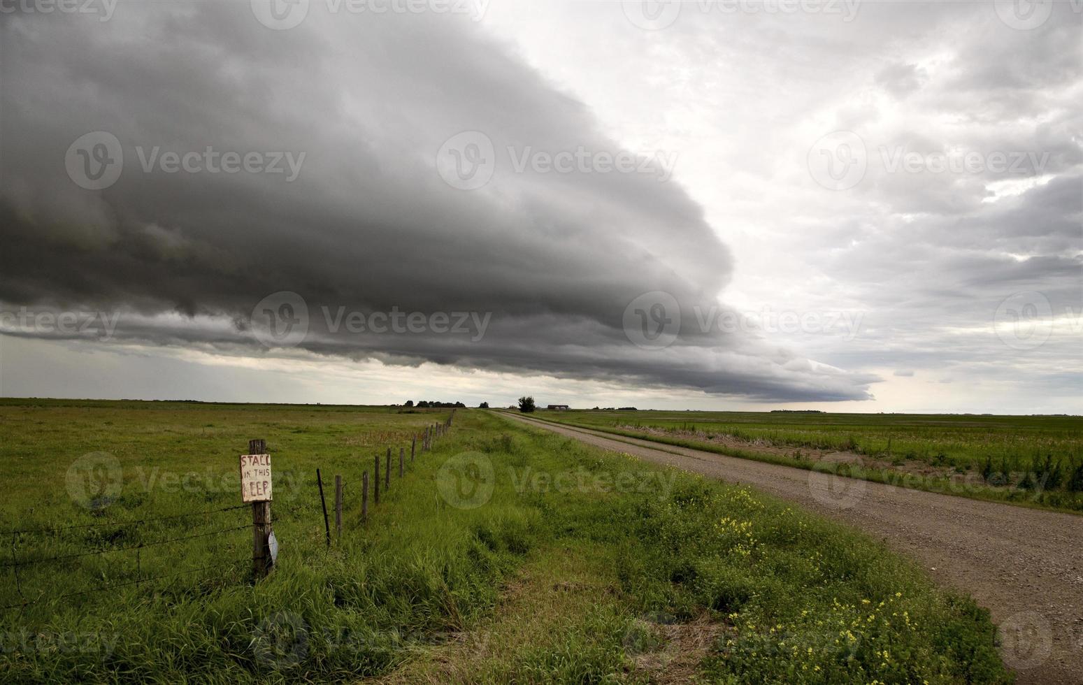 nubes de tormenta saskatchewan foto