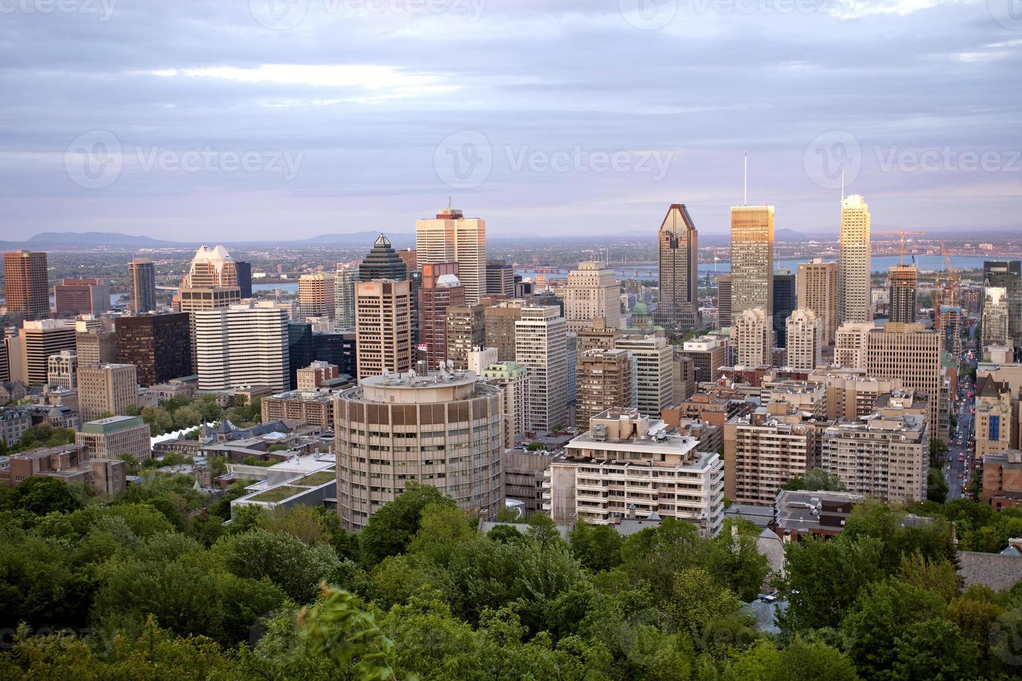 Panoramic Photo Montreal city