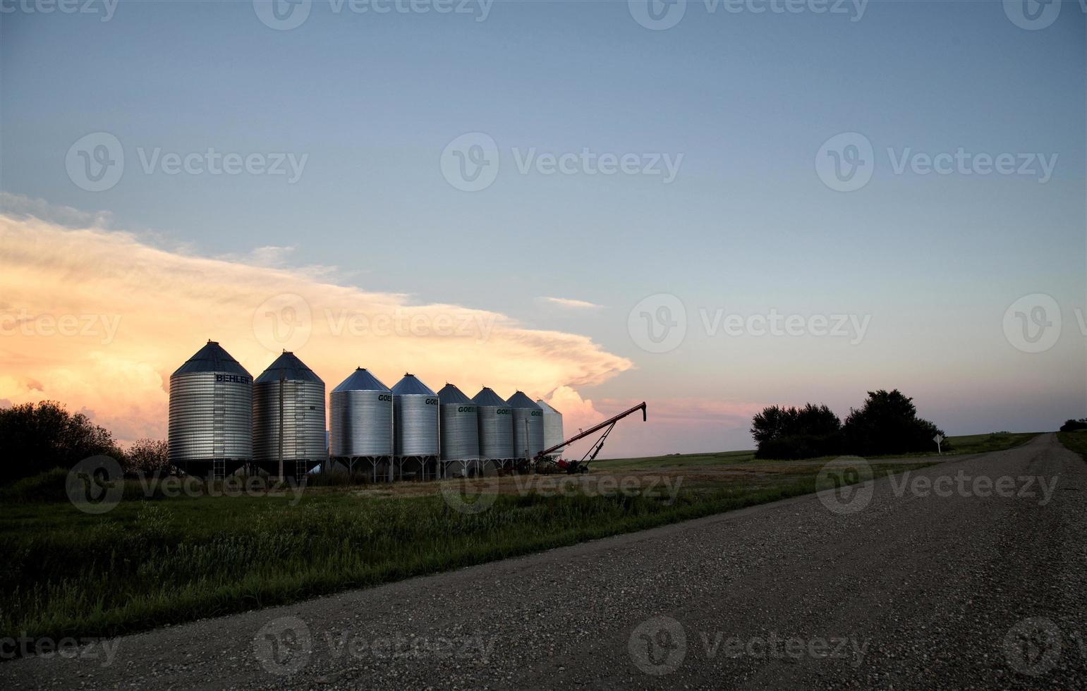 Storm Clouds Saskatchewan sunset photo