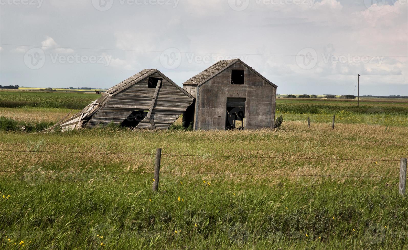 Weathered Wooden Buildings photo
