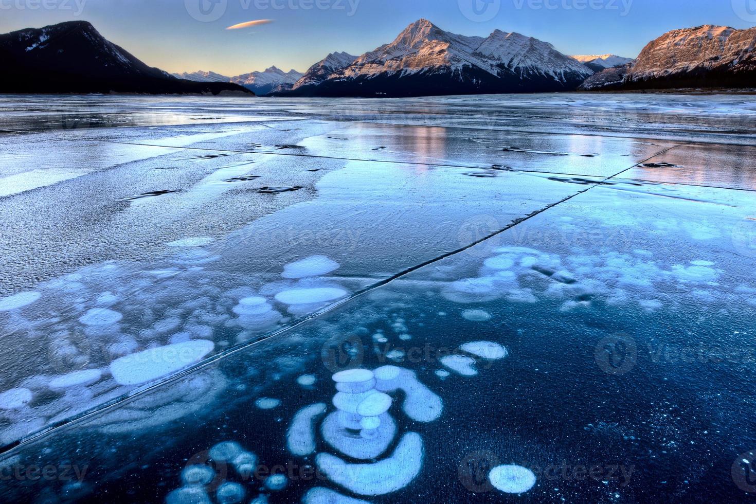 Abraham Lake Winter photo