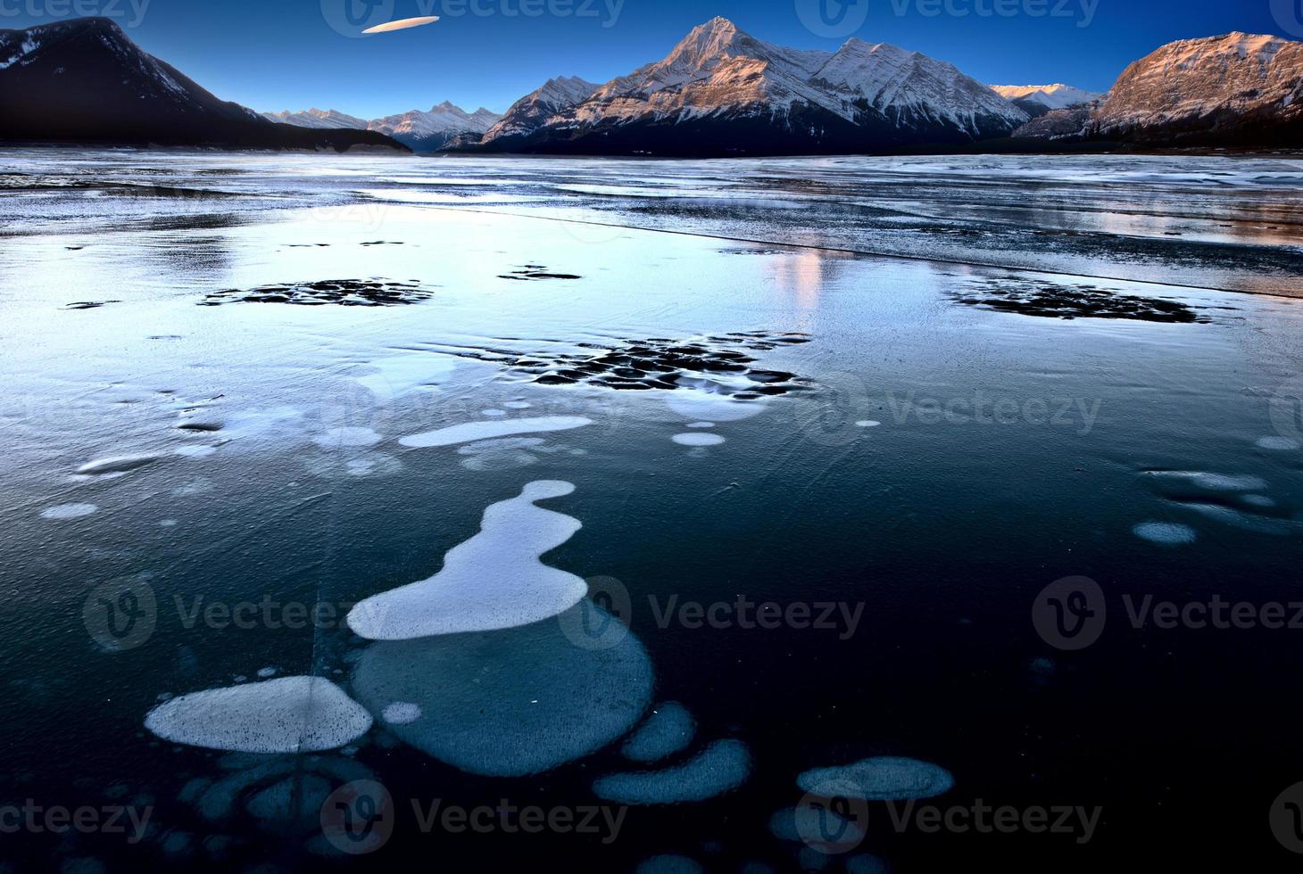 Abraham Lake Winter photo