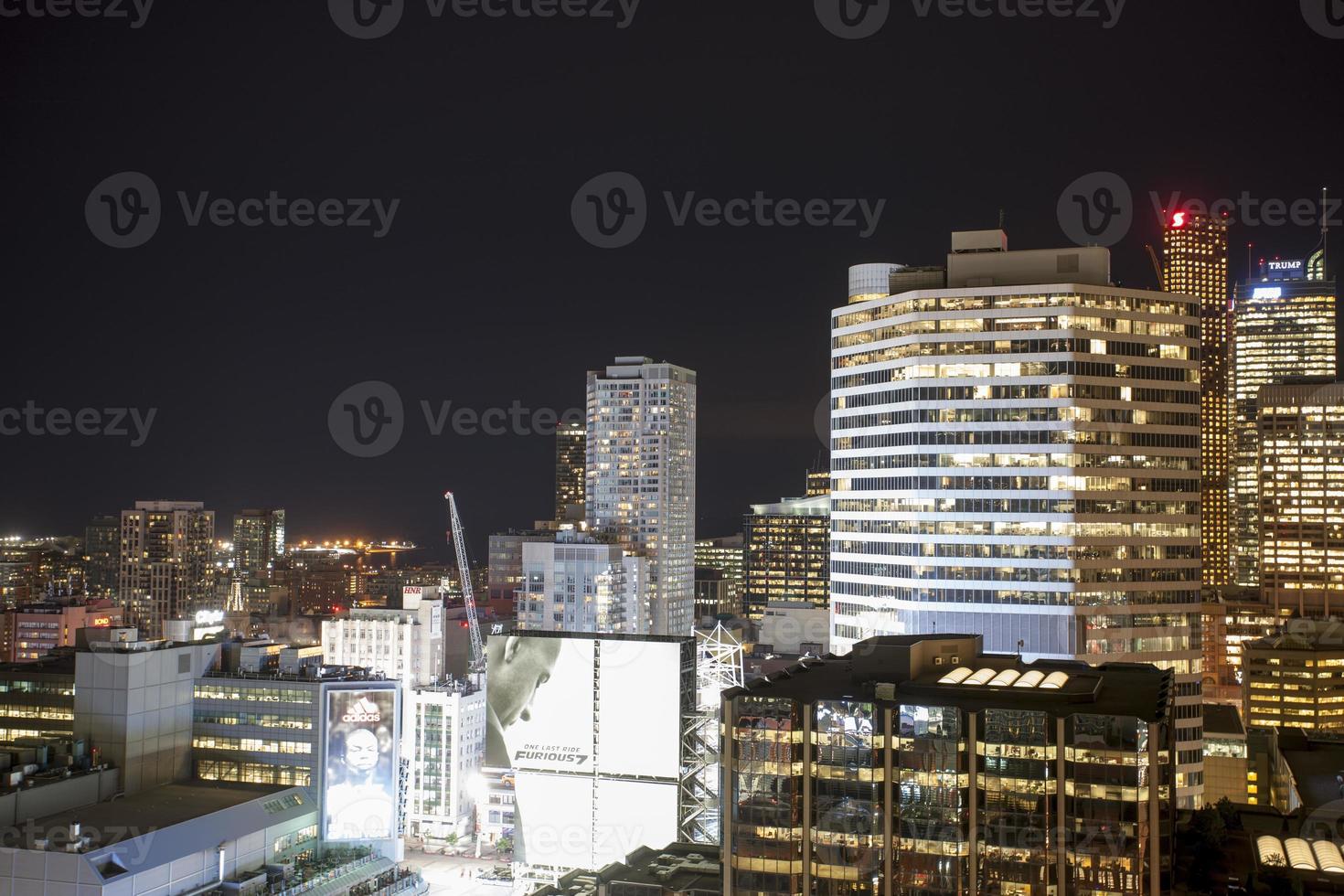 Toronto Skyline from rooftop photo