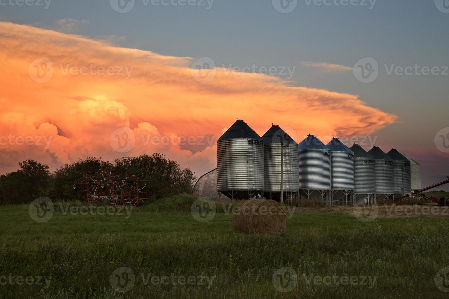 Storm Clouds Saskatchewan sunset photo