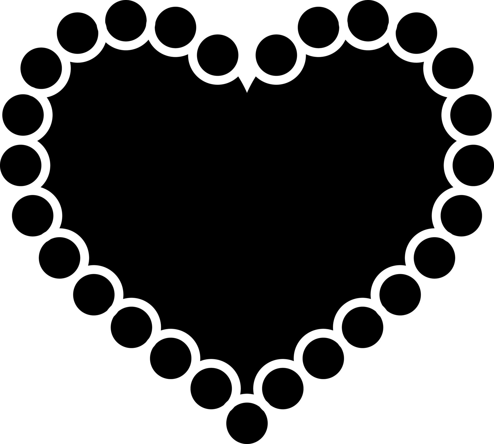 Pearl Heart Glyph Icon Vector 5437215 Vector Art at Vecteezy