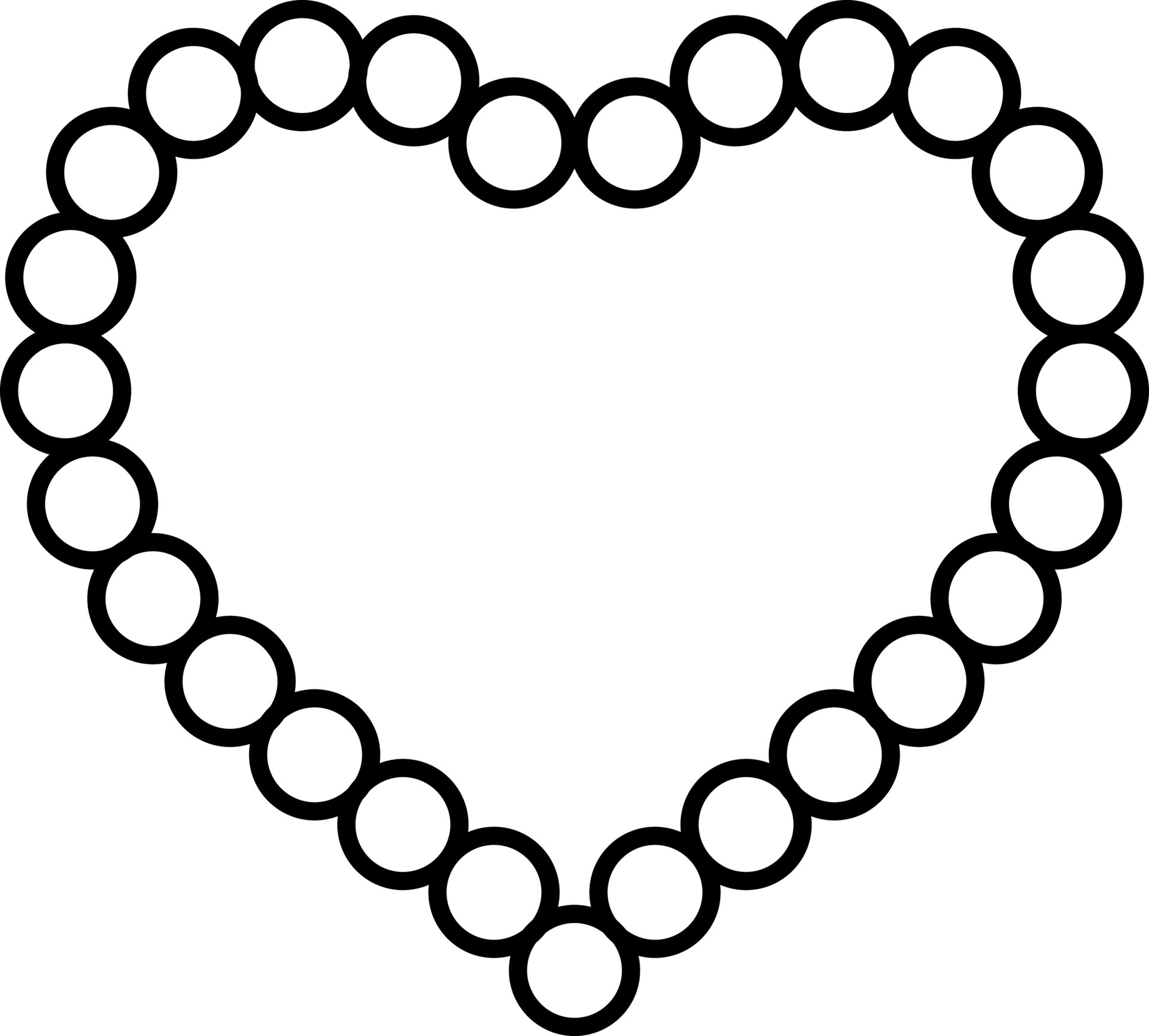 Pearl Heart Outline Icon Vector 5437219 Vector Art at Vecteezy