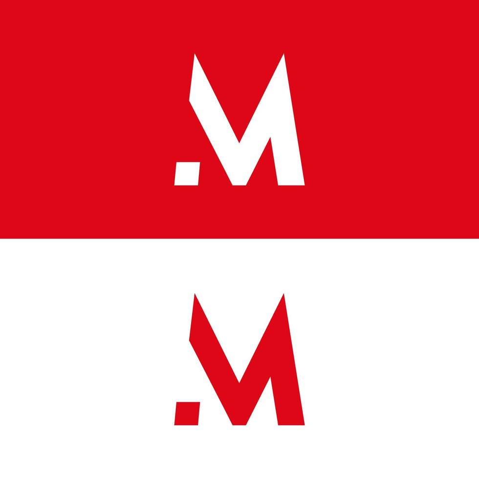 letter M logo design template element. vector logotype