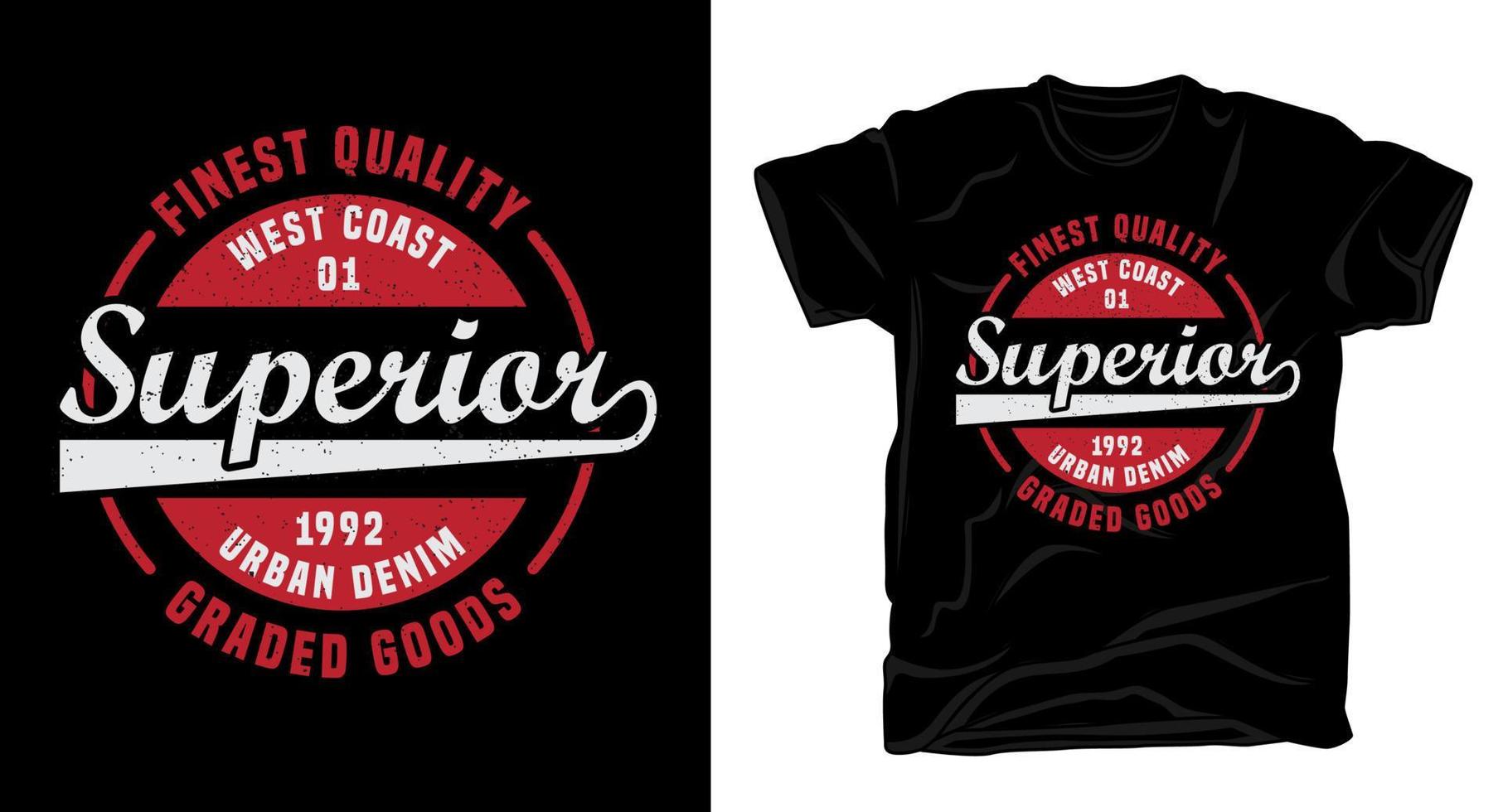 West coast zero one superior typography t-shirt design vector