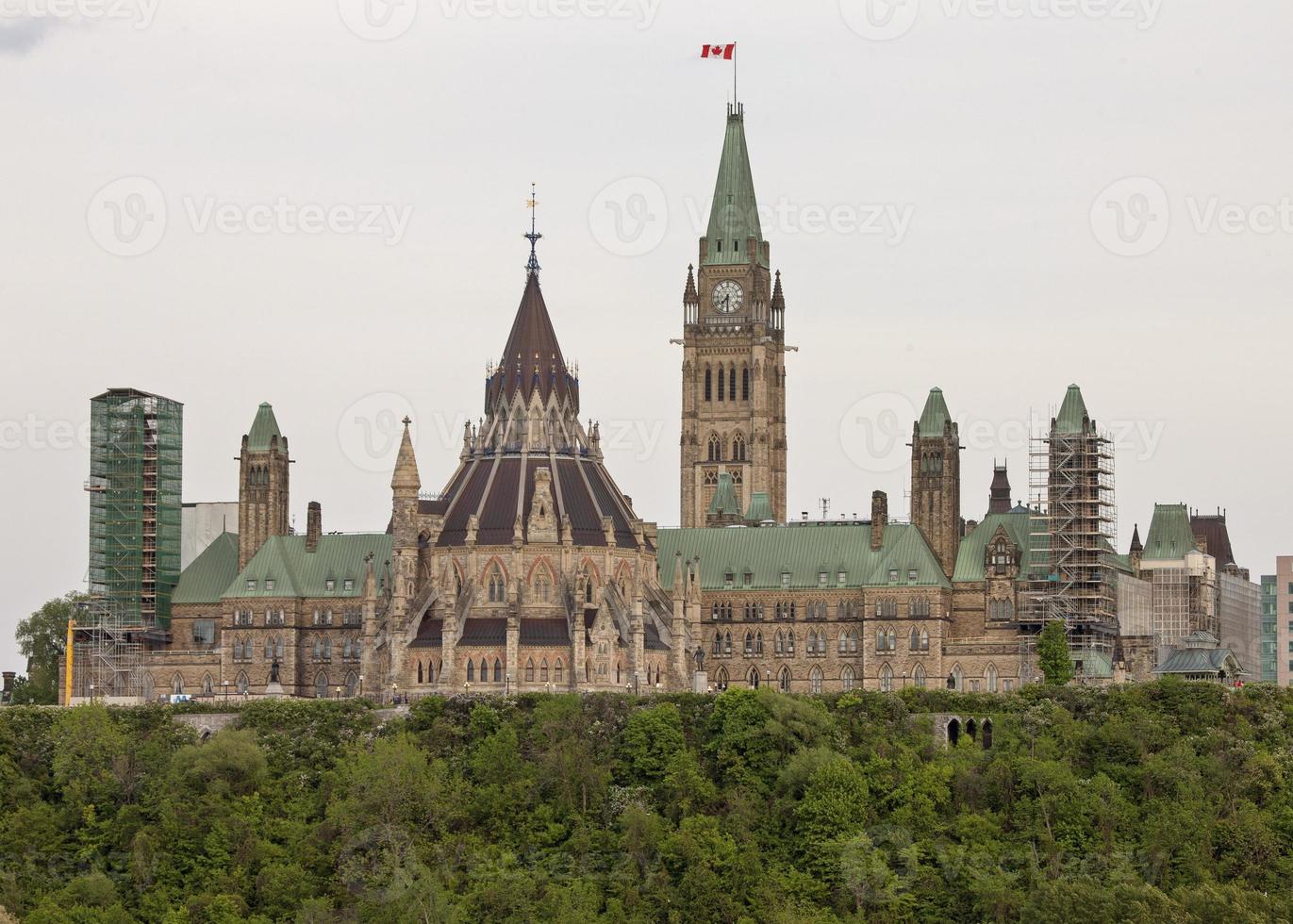 edificio del parlamento ottawa canadá foto