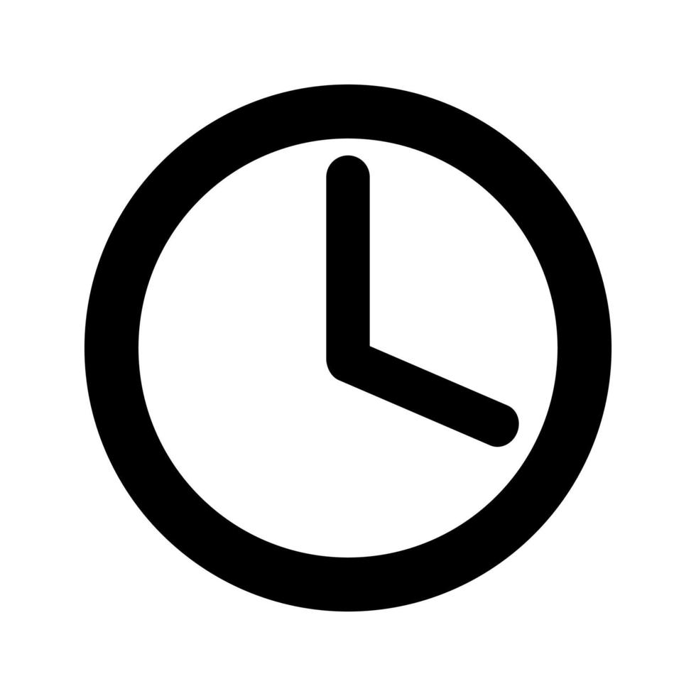 elemento de diseño de icono de reloj. ilustración del elemento del logotipo. icono de símbolo de reloj. vector