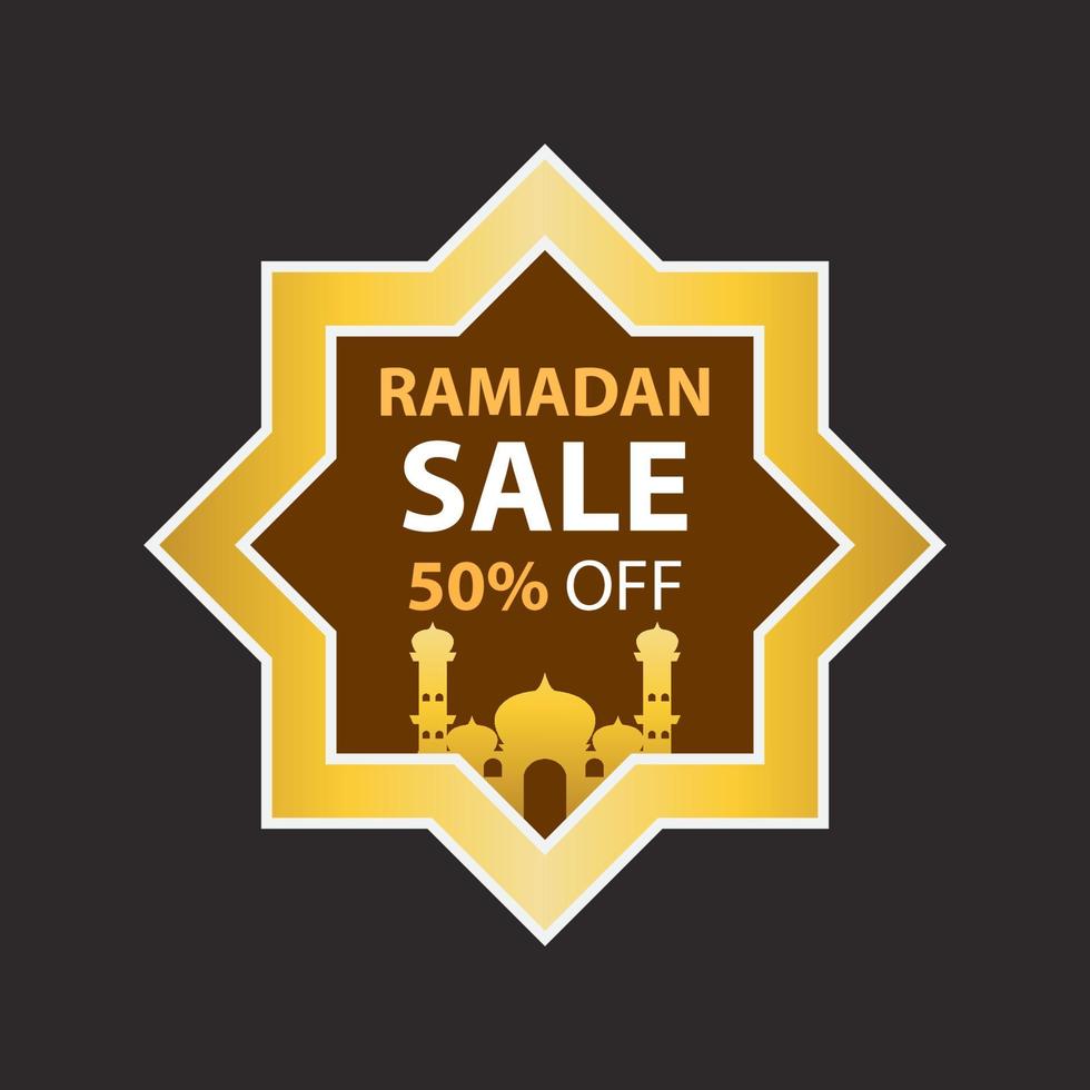 Ramadan sale designs with 50 percent discount. designs for banner templates vector