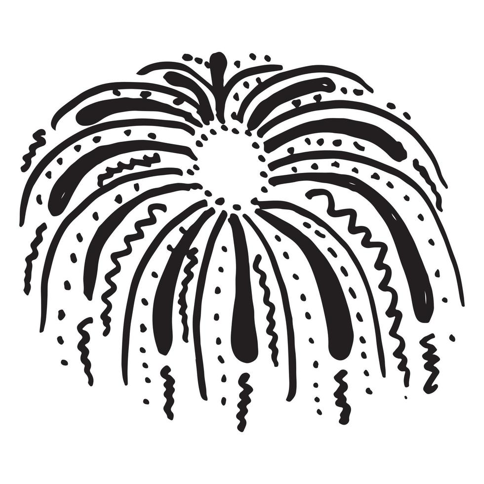 Starburst, sunburst  hand drawn. Design Element Fireworks Black Rays. Comic explosion effect. Radiating, radial lines. vector