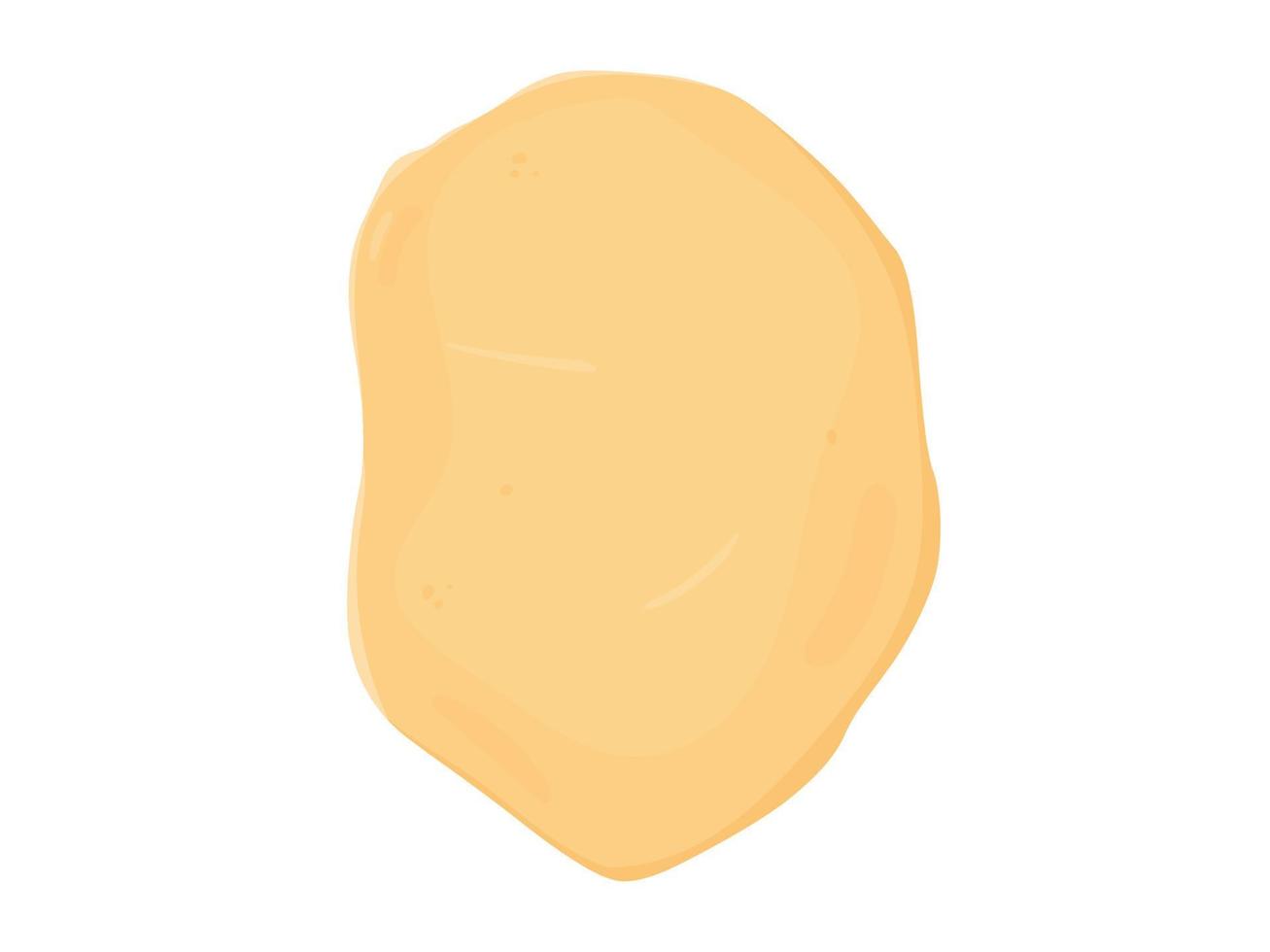 Fresh dough raw for baking. Rolled out dough for baking, pizza, cookie, biscuit, bread. vector