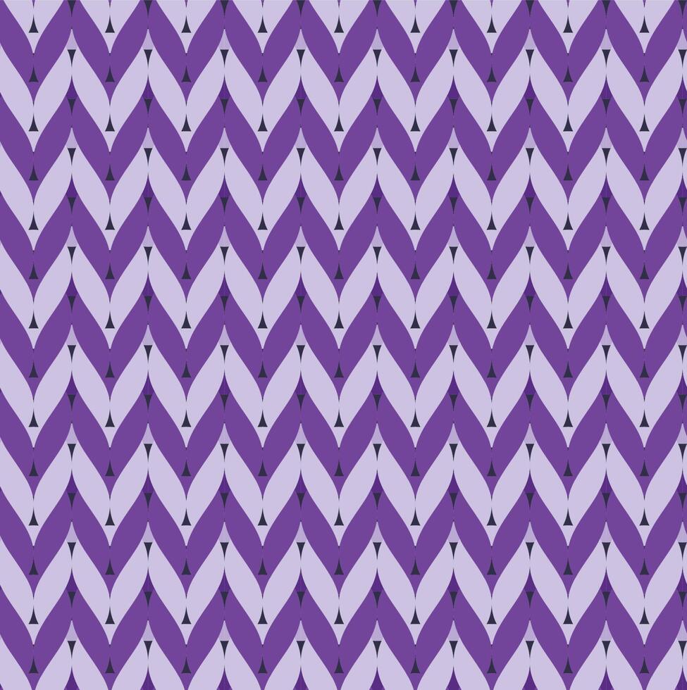 Seamless pattern with purple color knitting, graphic design for textile, fabric, fashion. Vector illustration.