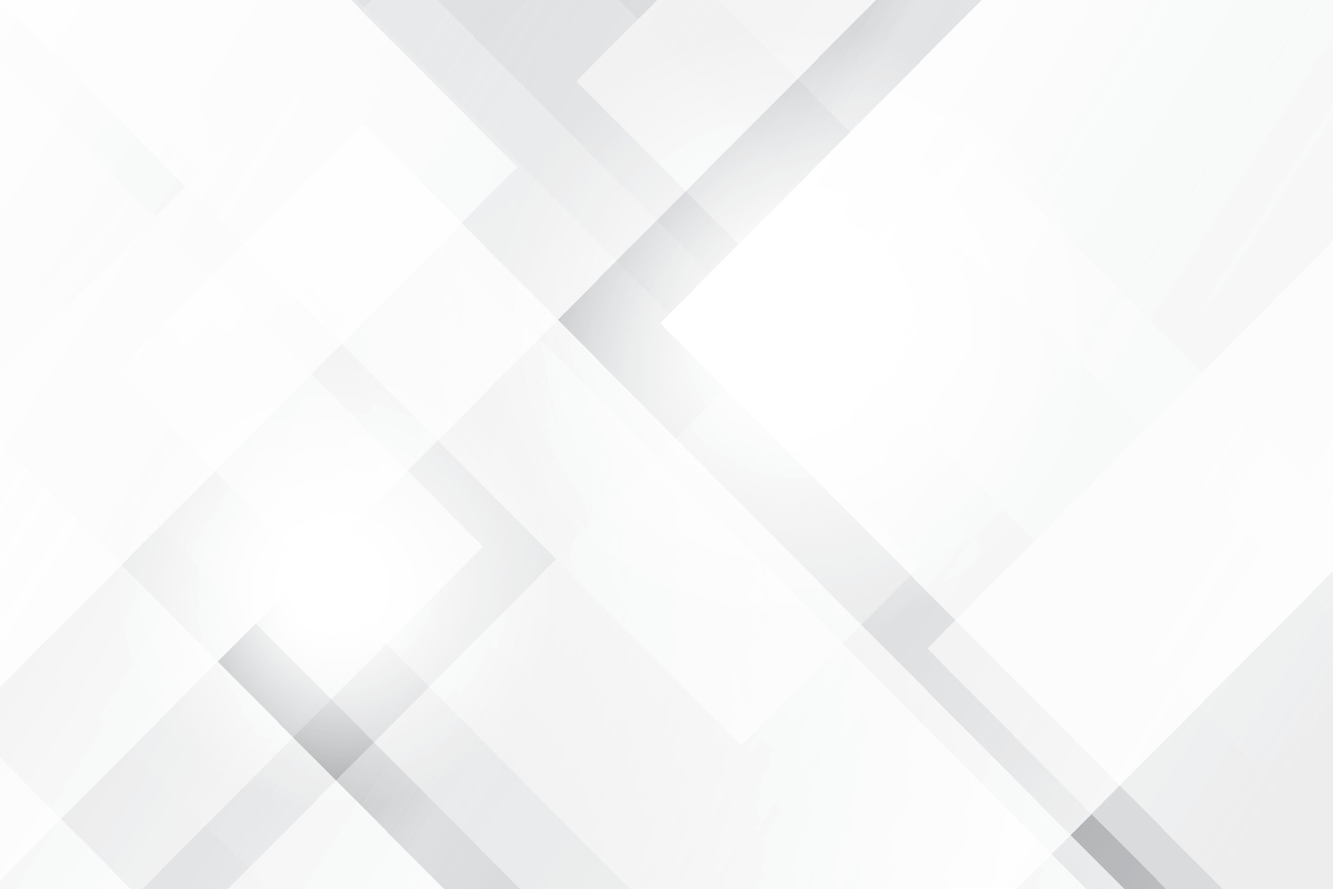 Abstract white and gray gradient background with geometric shape