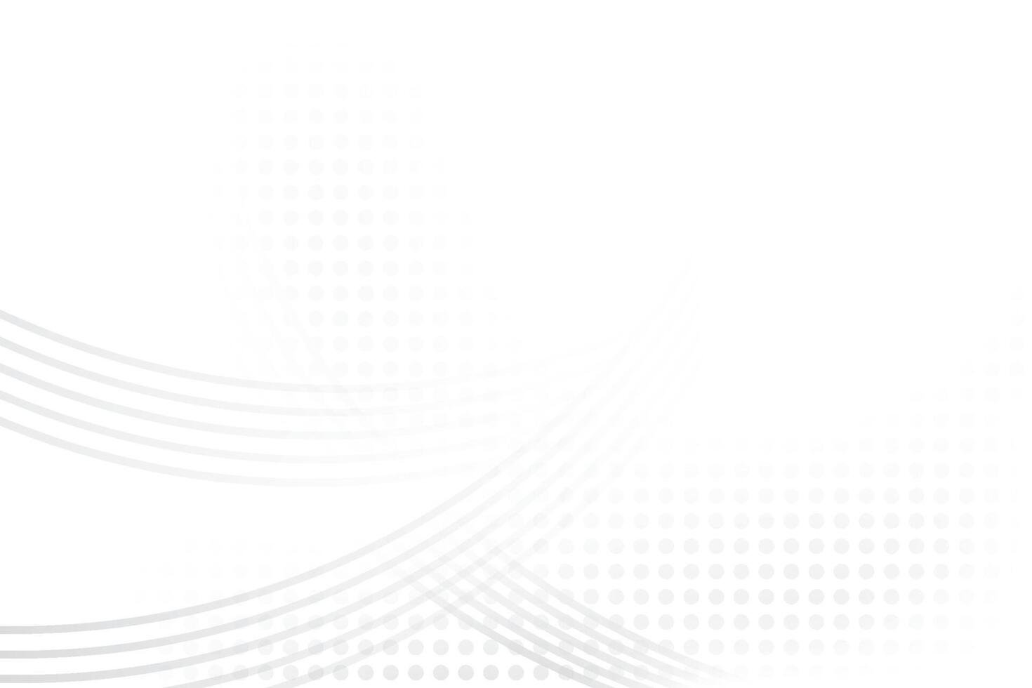 Abstract white and gray gradient background with geometric shape. Vector illustration.