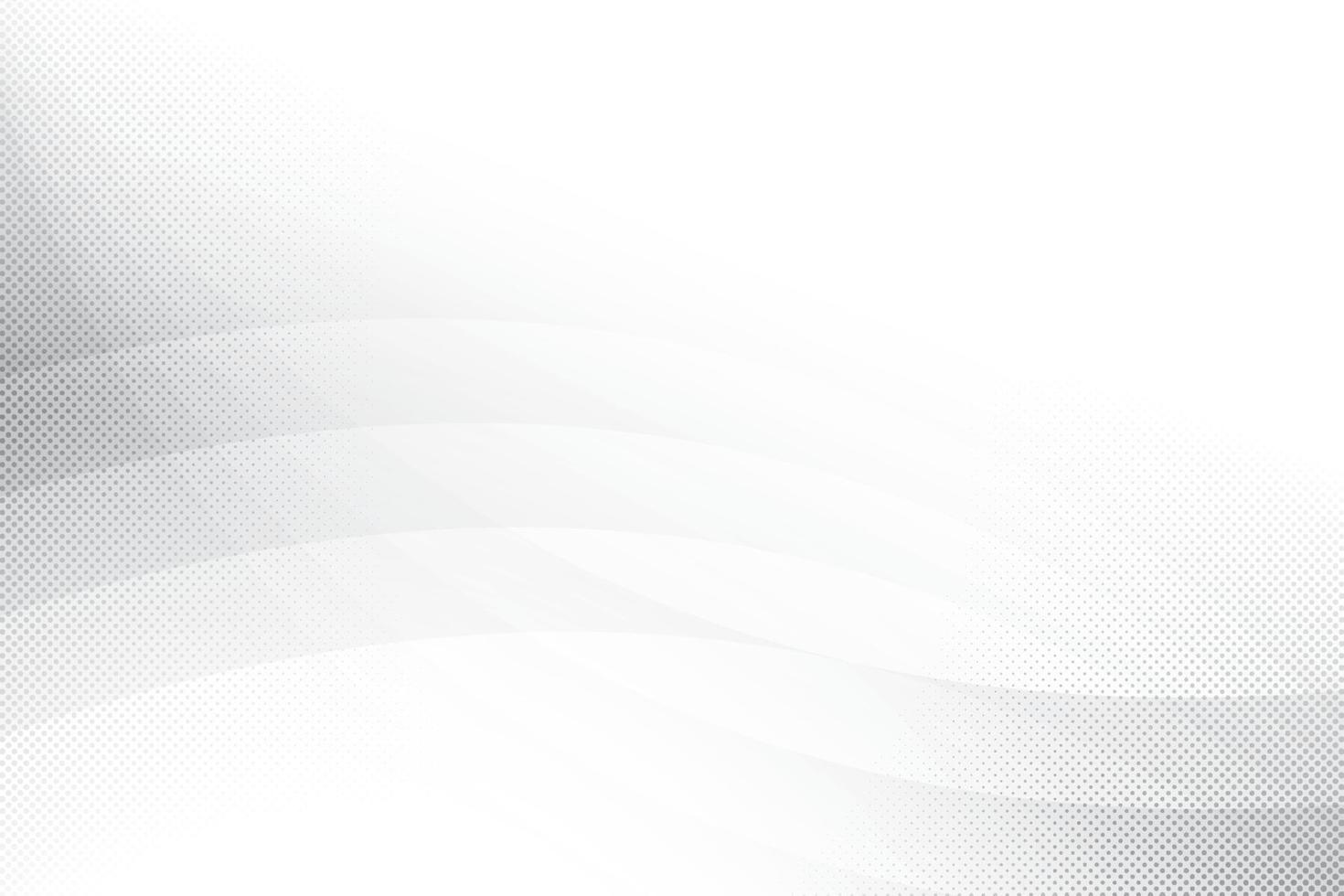 Abstract white and gray gradient background with geometric shape. Vector illustration.