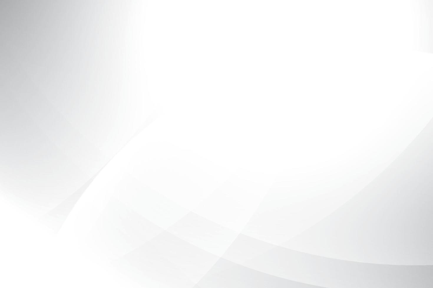 Abstract white and gray gradient background with geometric shape. Vector illustration.