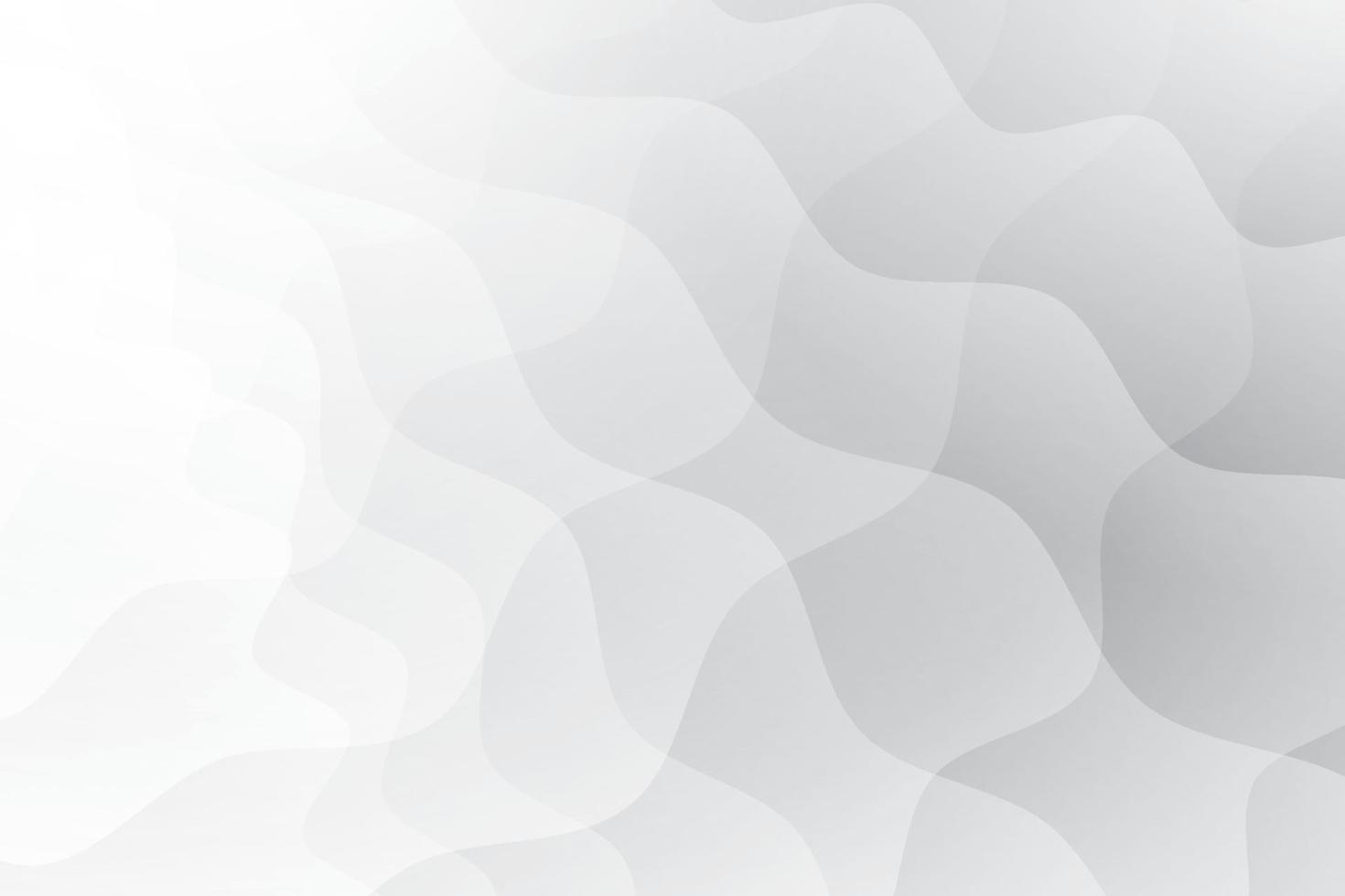 Abstract white and gray gradient background with geometric shape. Vector illustration.