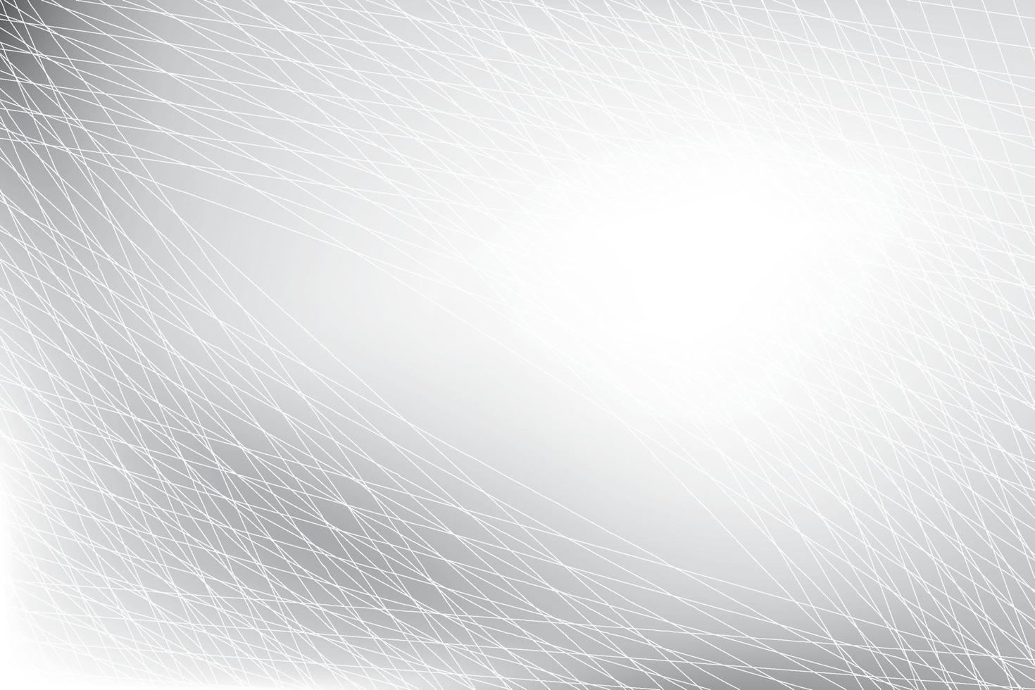 Abstract white and gray gradient background with geometric shape. Vector illustration.