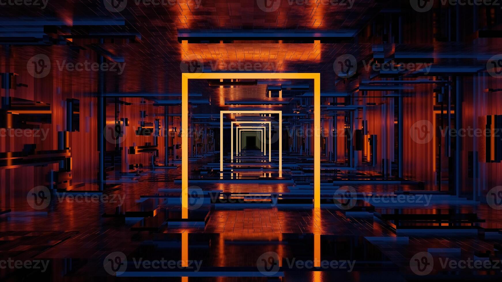 Sci-Fi Door Background