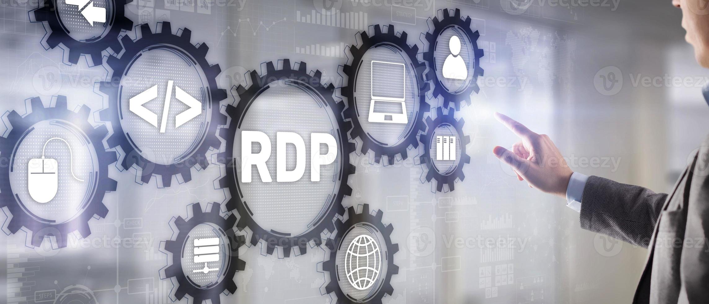 RDP Remote Desktop Protocol. Terminal Services photo