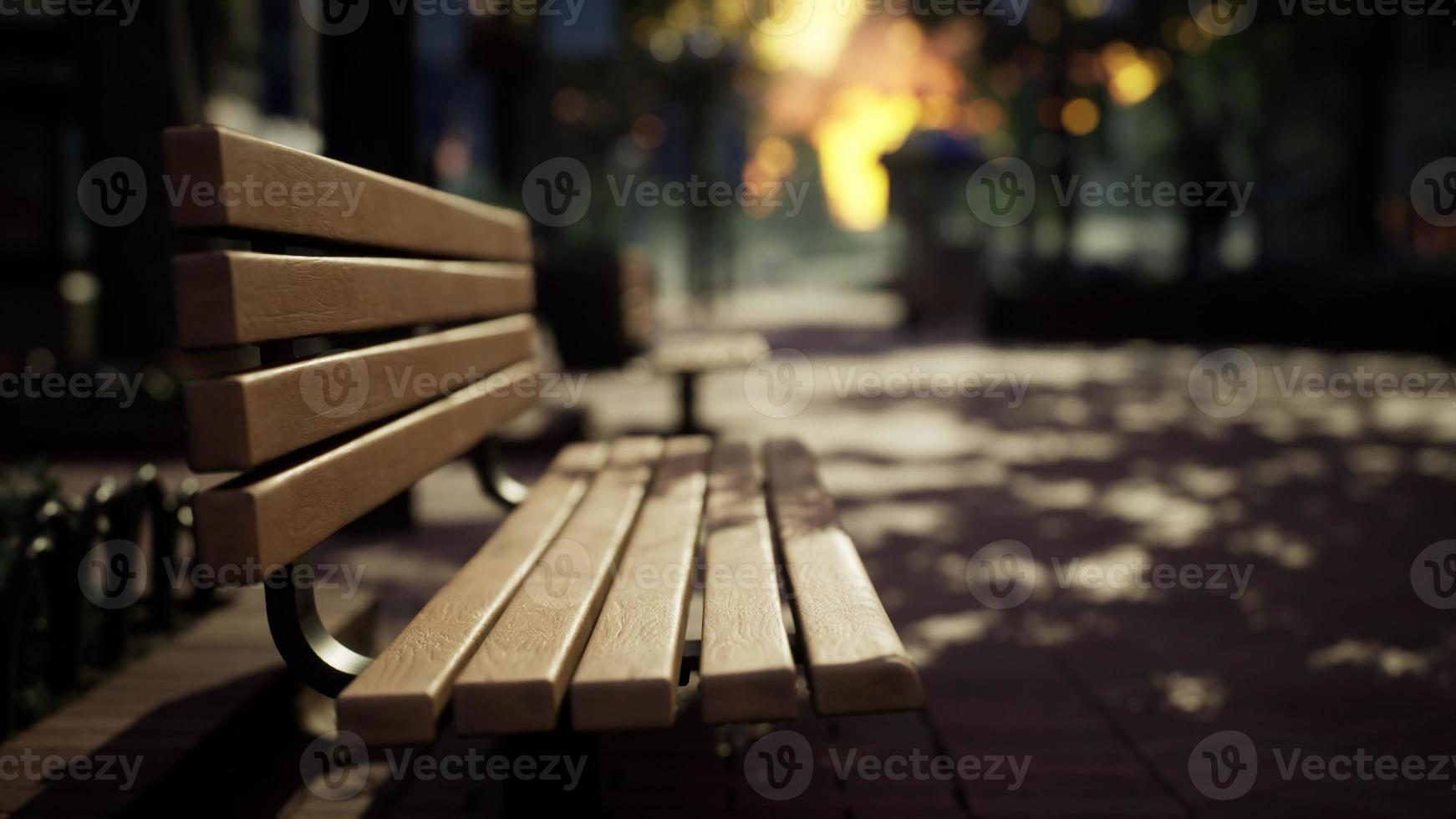 empty public park during curfew cause of Corona Virus quarantine photo