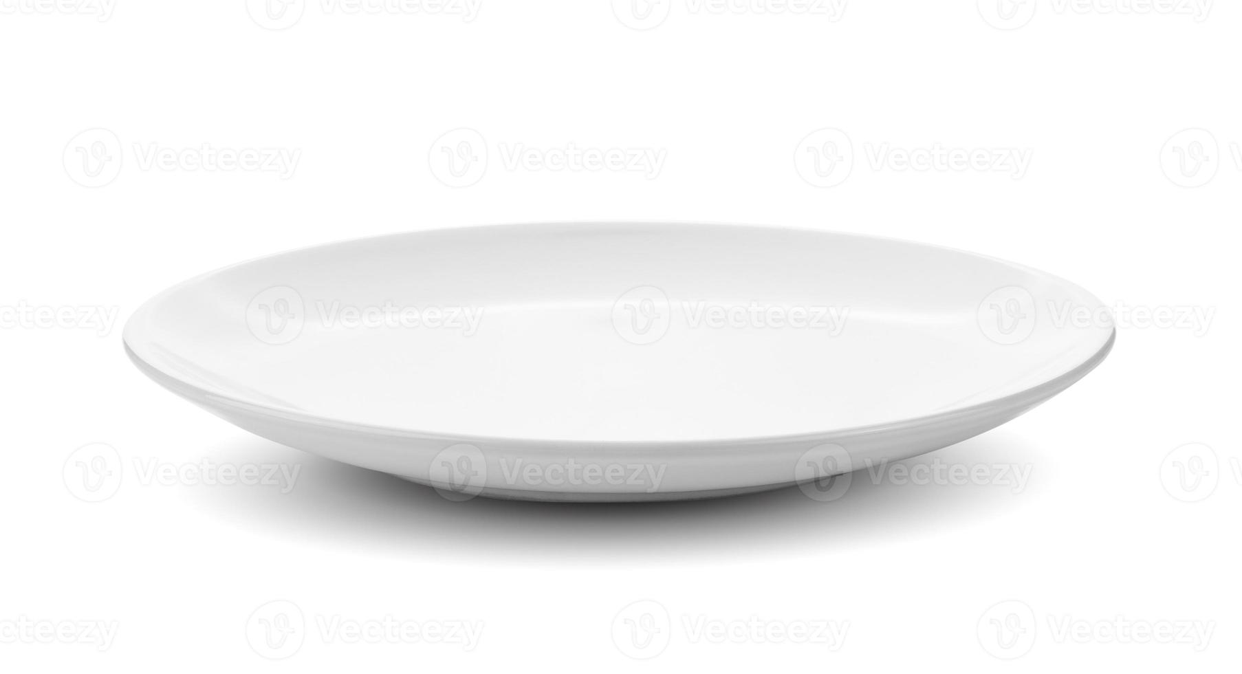 white plate on white photo