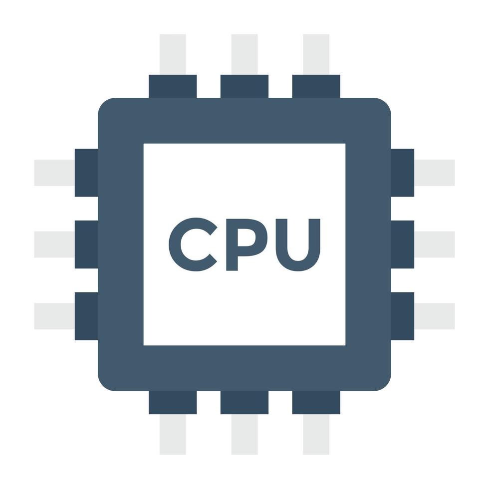 Cpu Chip Concepts 5444081 Vector Art at Vecteezy