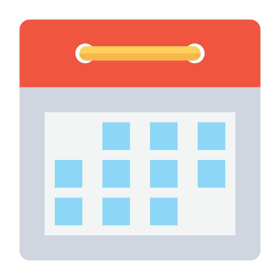 conceptos de calendario de moda vector