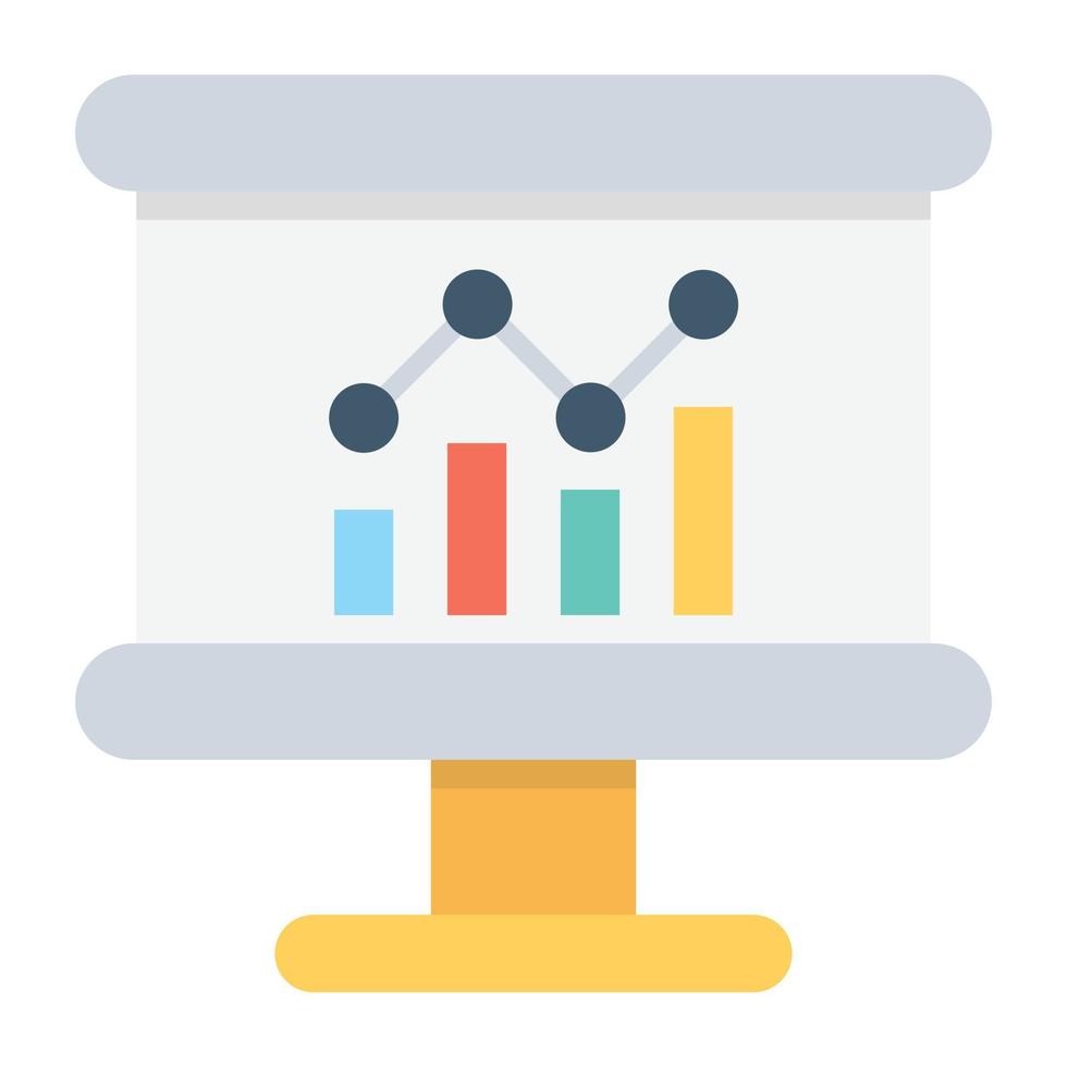 Graph Presentation Concepts vector
