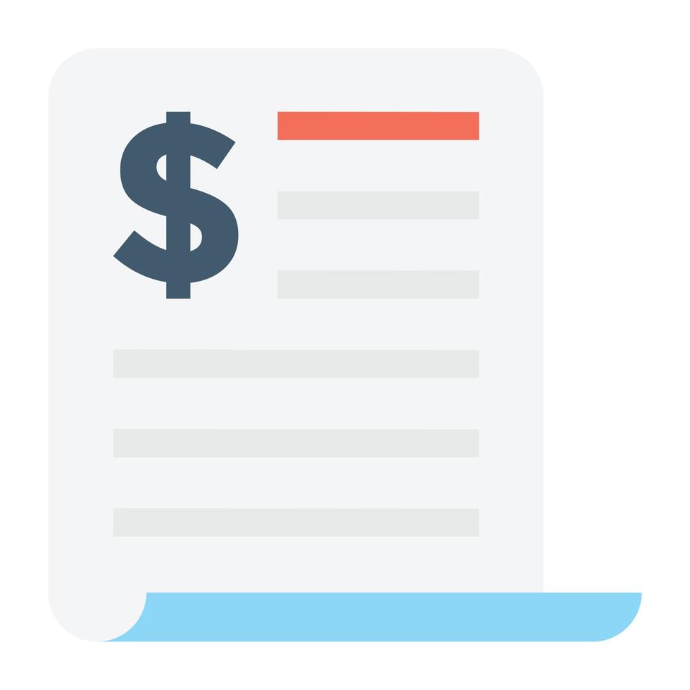 Trendy Bill Concepts vector