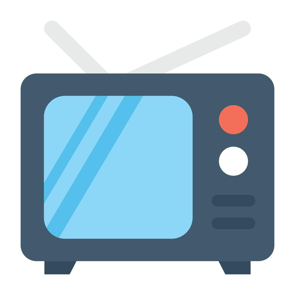 Trendy Television Concepts vector