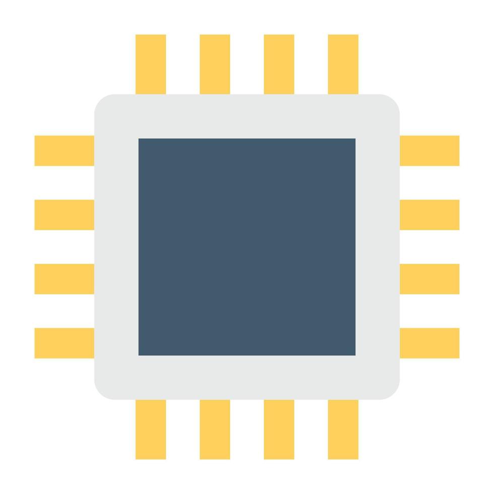 Trendy Microprocessor Concepts vector
