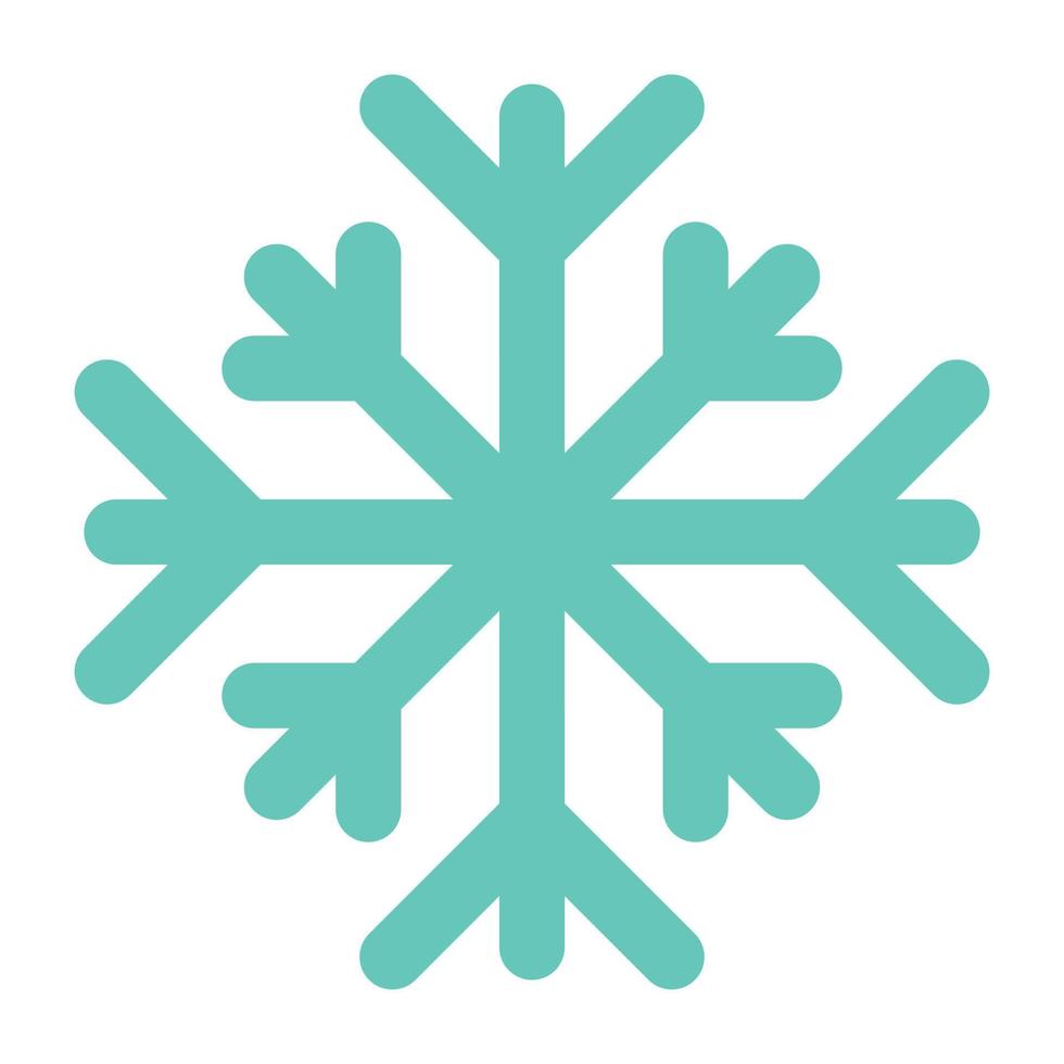 Trendy Snowflake Concepts vector