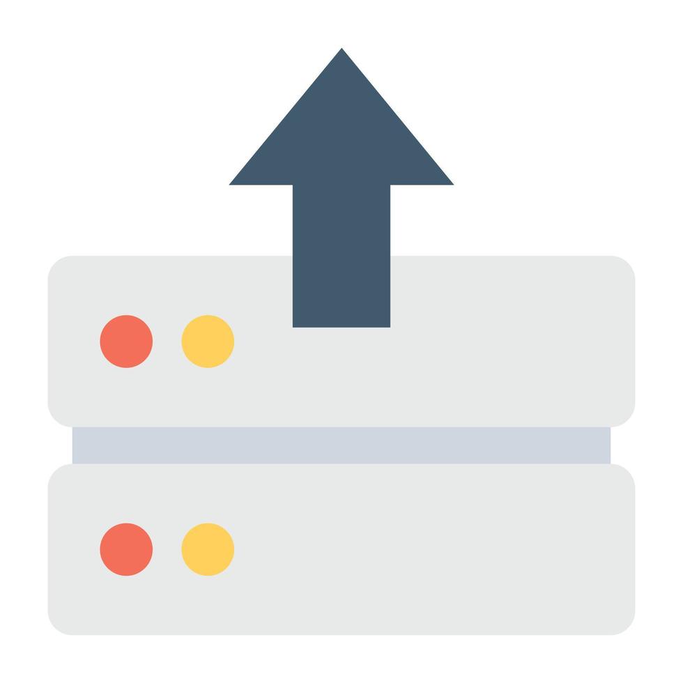 Server Upload Concepts vector