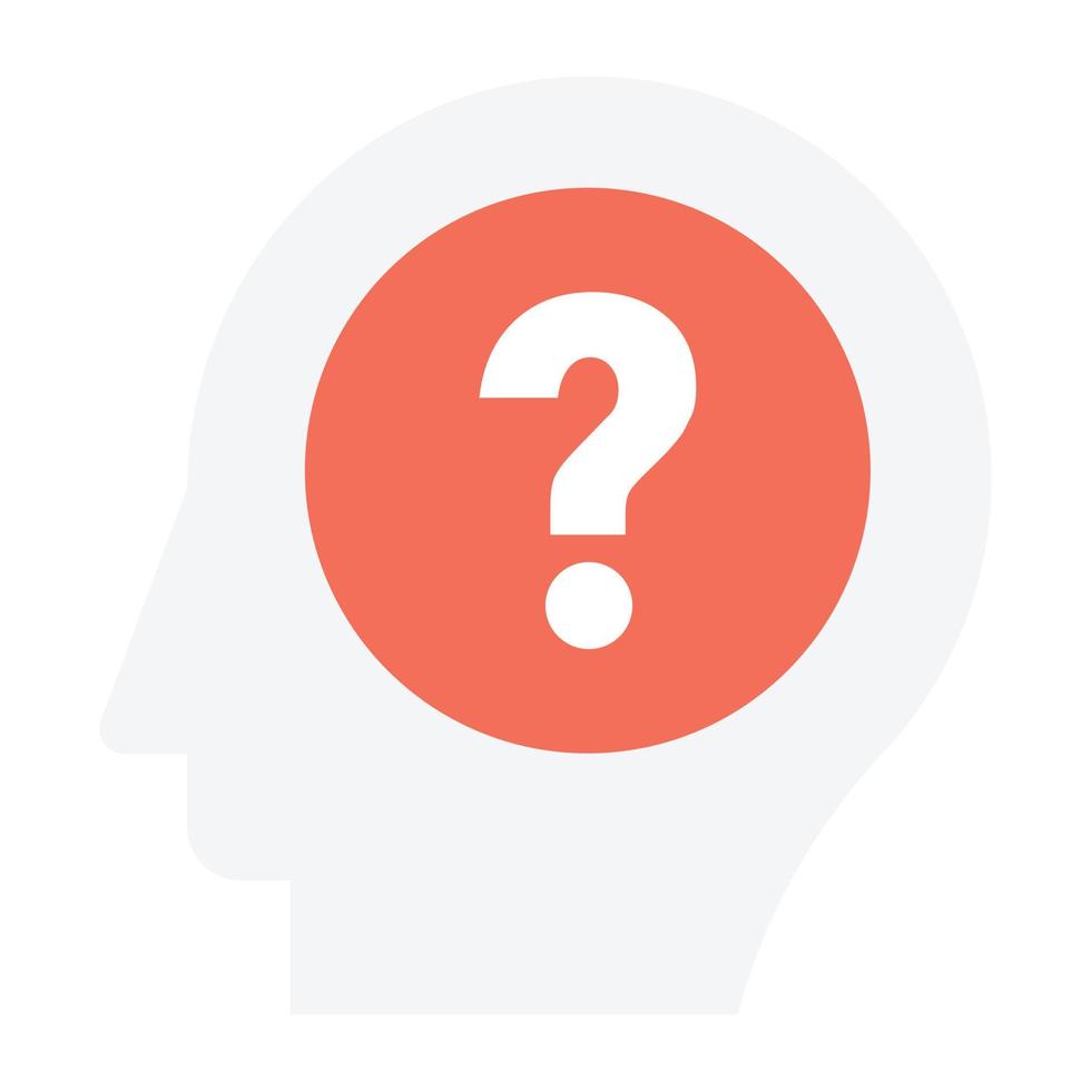 Trendy Thinking Concepts vector