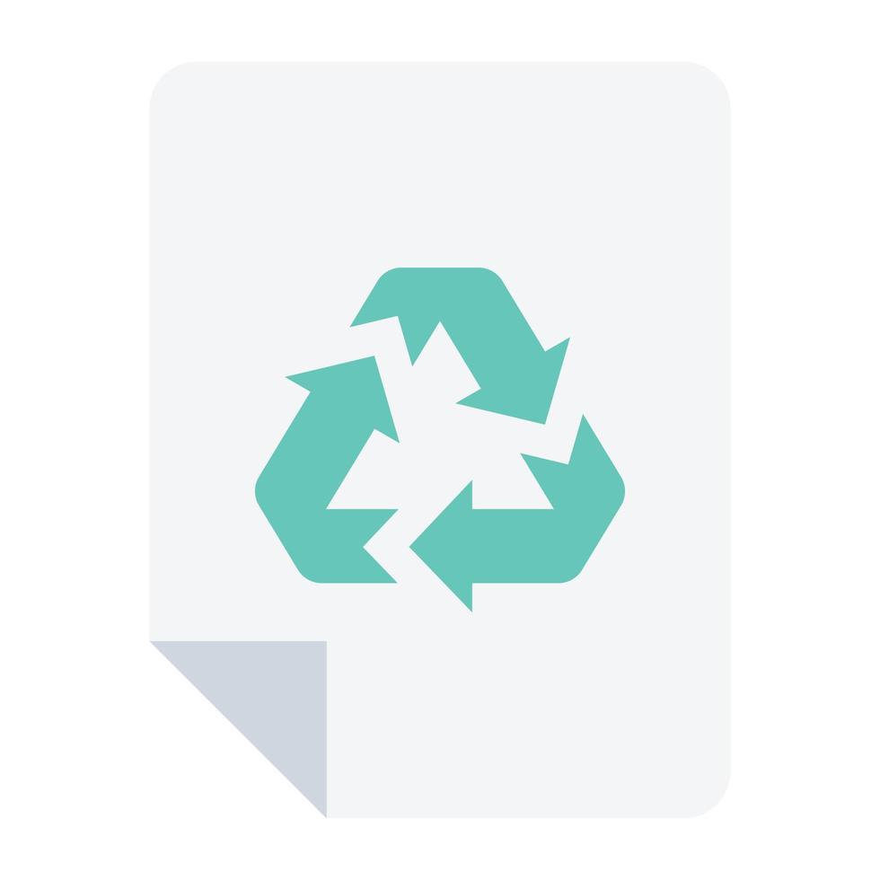 Trendy Recycling Concepts vector