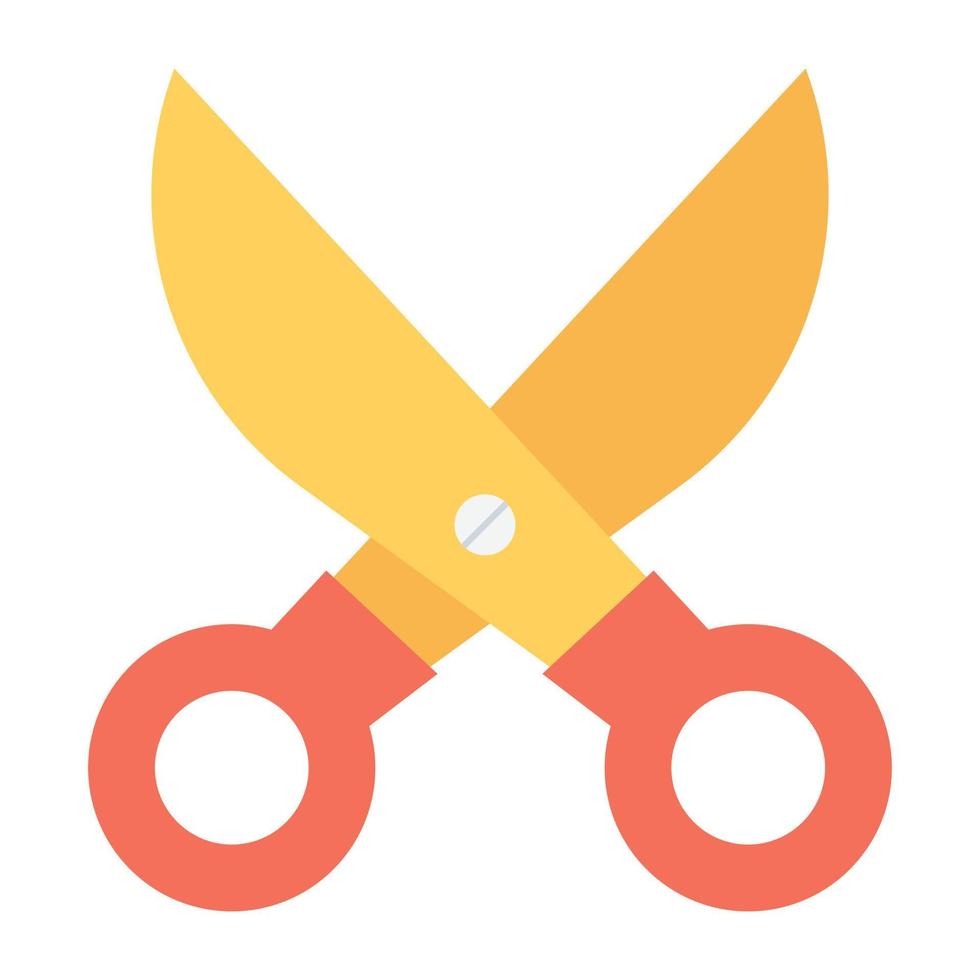 Trendy Scissor Concepts vector