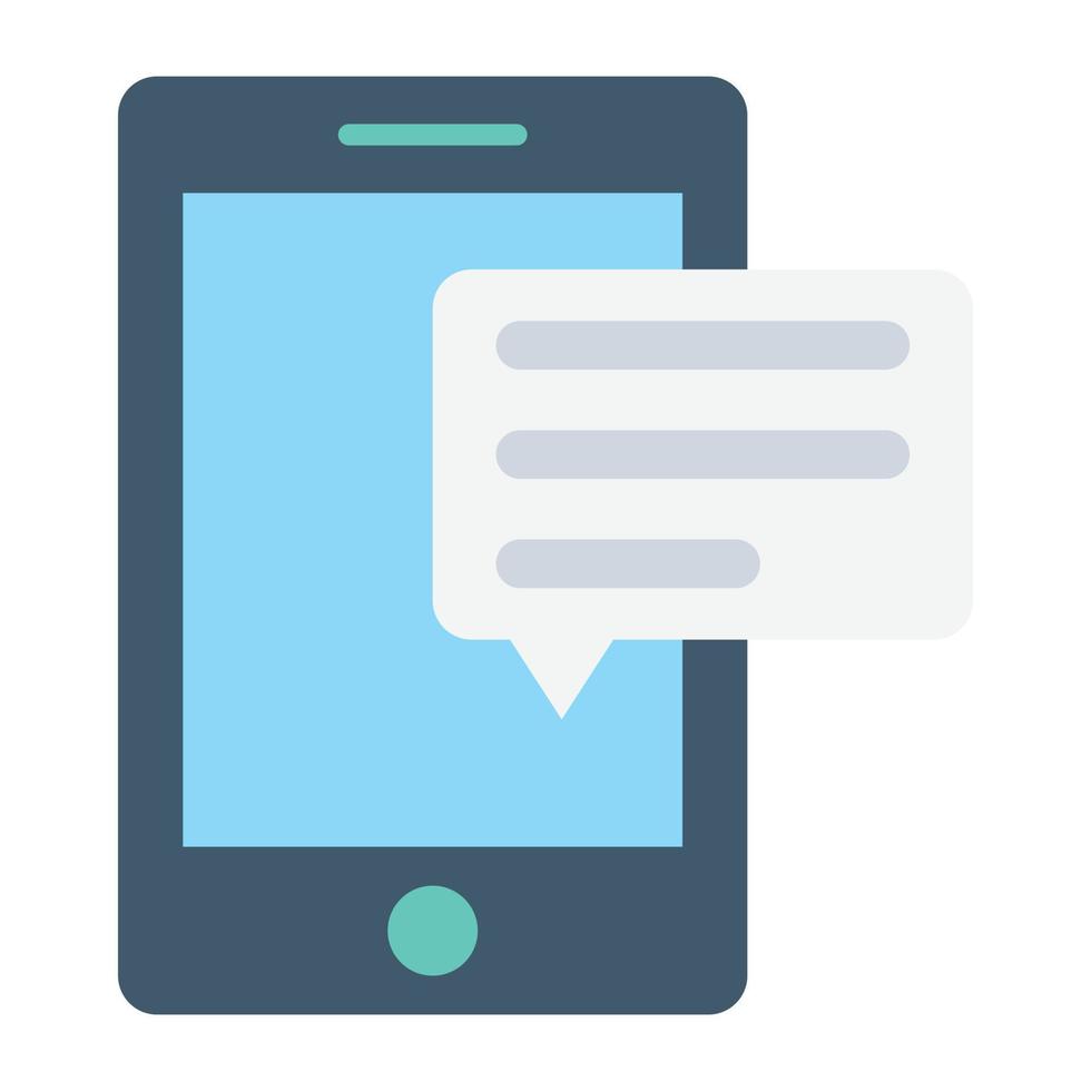 Mobile Message Concepts vector