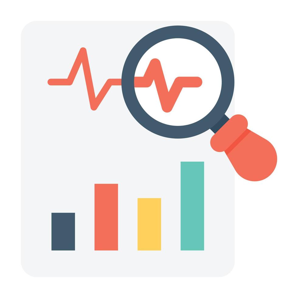 Trendy Analysis Concepts vector