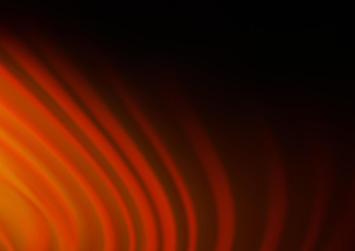 Dark Orange vector blurred shine abstract template.