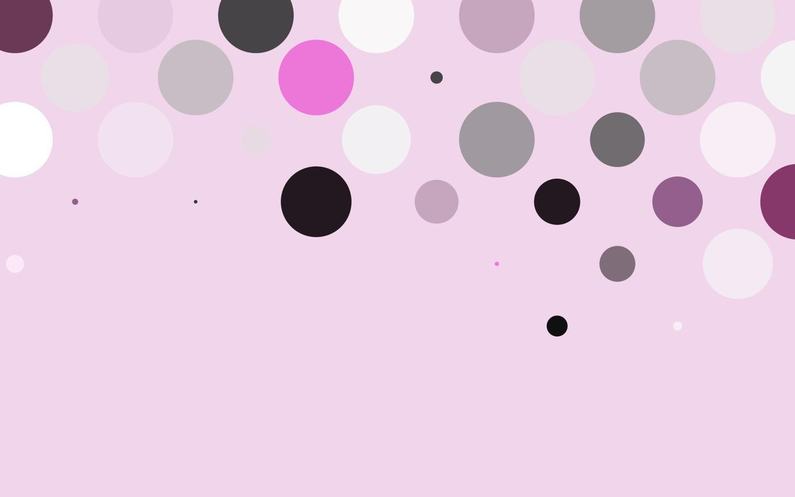 Light Pink, Green vector texture with disks.