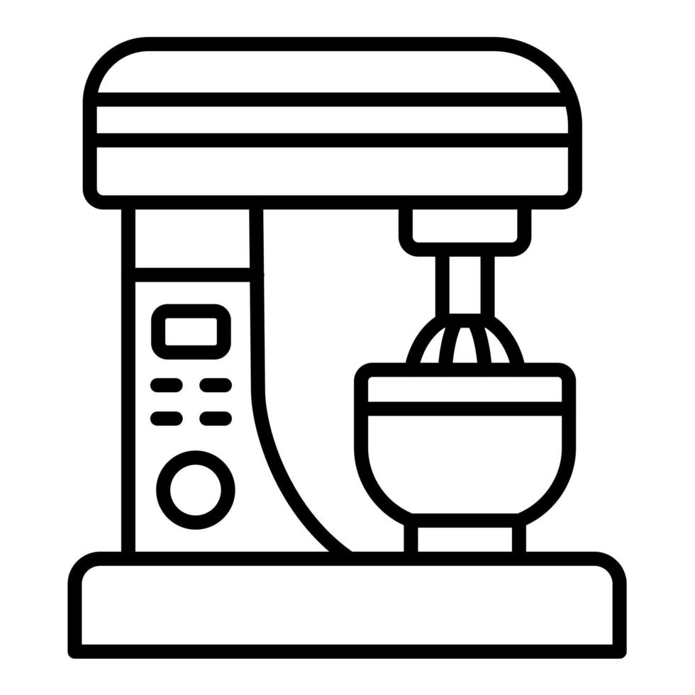 Mixer Line Icon vector