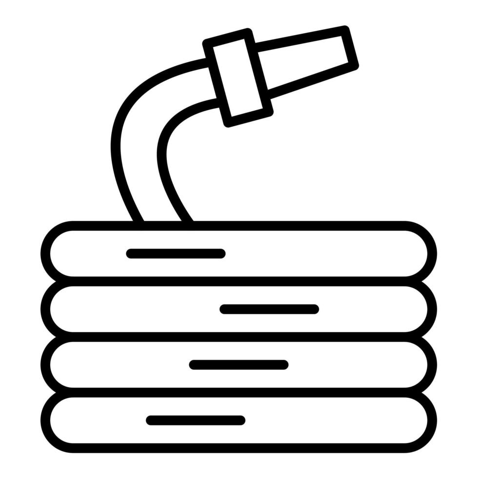 Hose Line Icon vector