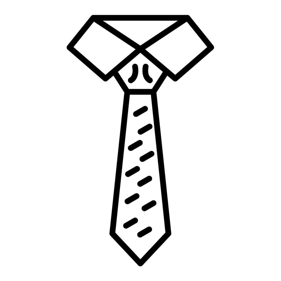 Tie Line Icon vector