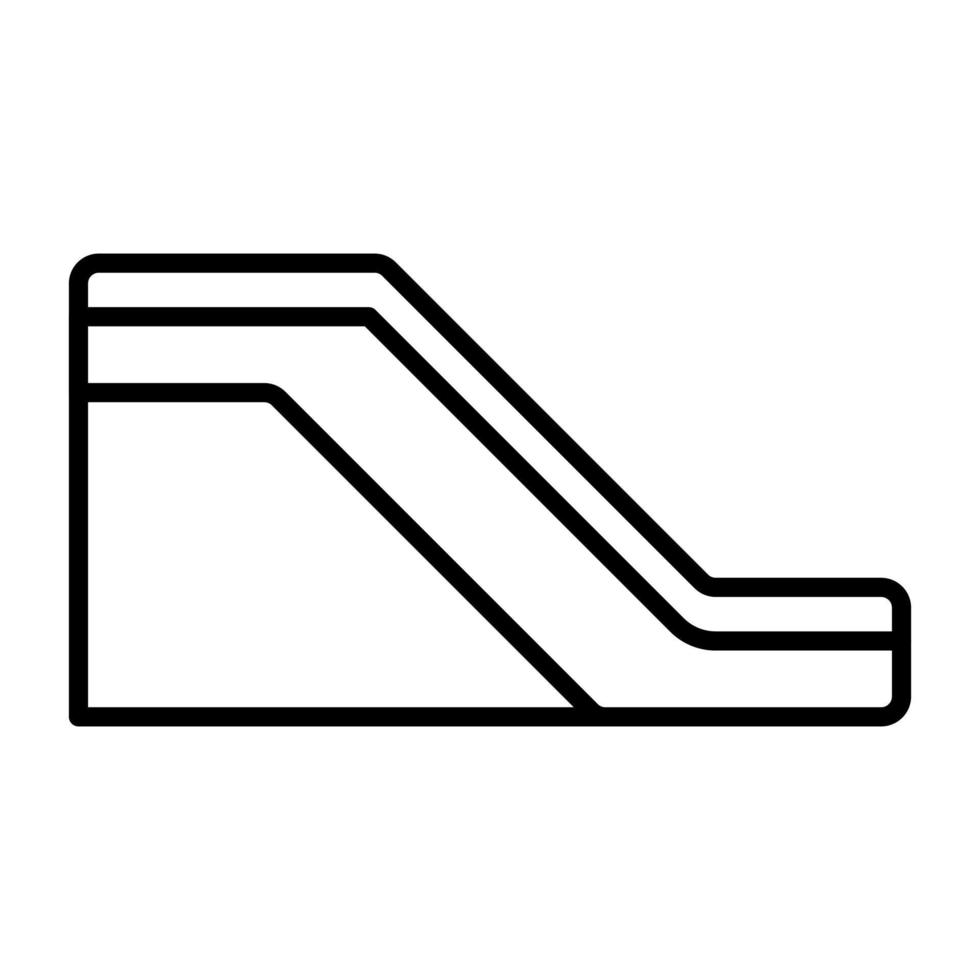 Escalator Line Icon vector